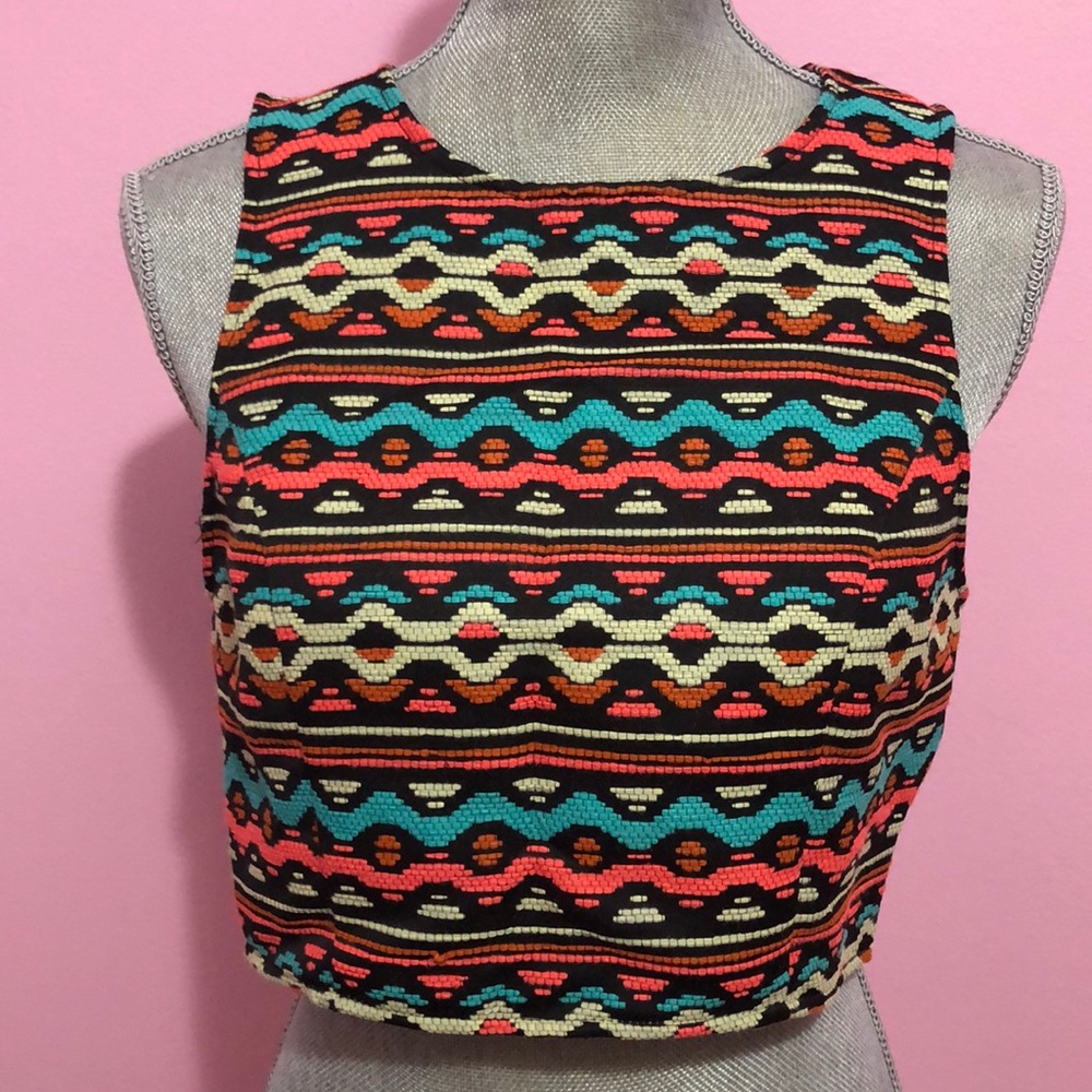 Vibrant print top from H&M Coachella collection